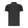 Polo noir à manches courtes pour homme Calvin Klein