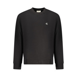 CALVIN KLEIN MEN'S BLACK ZIP-UP SWEATSHIRT