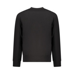 CALVIN KLEIN MEN'S BLACK ZIP-UP SWEATSHIRT