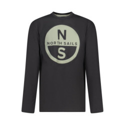 NORTH SAILS KIDS' LONG-SLEEVED T-SHIRT, BLACK