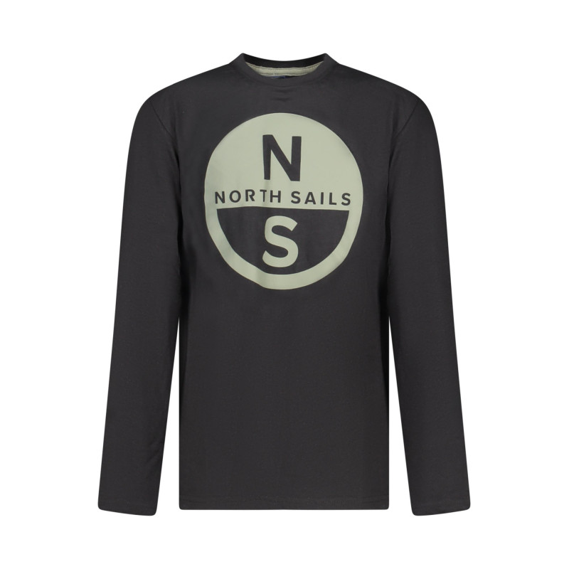 T-shirt à manches longues pour enfants North Sails, noir