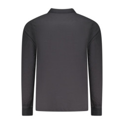 Polo homme à manches longues, Norvège 1963, noir