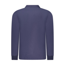 NORWAY 1963 MEN'S LONG-SLEEVED POLO SHIRT, BLUE