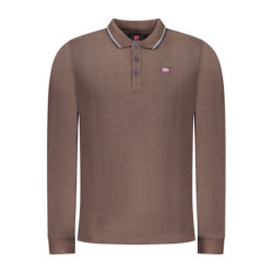 POLO HOMME À MANCHES LONGUES MARRON NORVÈGE 1963