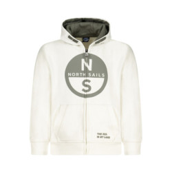 SWEAT-SHIRT BLANC À FERMETURE ÉCLAIR POUR ENFANTS NORTH SAILS