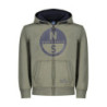 SWEAT-SHIRT VERT À FERMETURE ÉCLAIR POUR ENFANTS NORTH SAILS