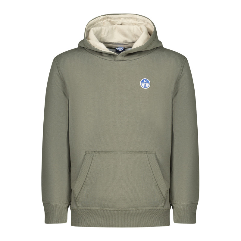 SWEAT-SHIRT FERMETURE ÉCLAIR POUR ENFANTS NORTH SAILS, VERT