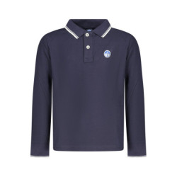 NORTH SAILS KIDS' LONG-SLEEVED POLO SHIRT, BLUE