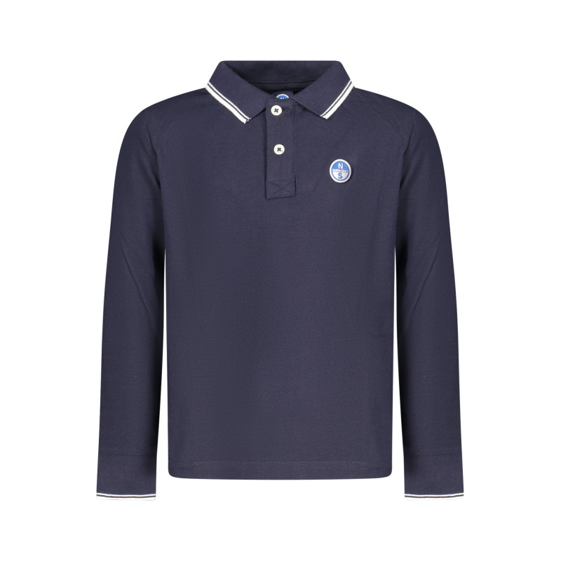 NORTH SAILS KIDS' LONG-SLEEVED POLO SHIRT, BLUE