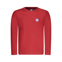 T-shirt à manches longues pour enfants North Sails, rouge