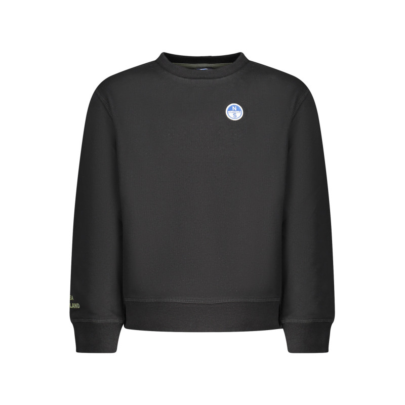 NORTH SAILS CHILDREN'S BLACK ZIP-UP SWEATSHIRT