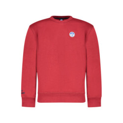 NORTH SAILS CHILDREN'S RED ZIP-UP SWEATSHIRT