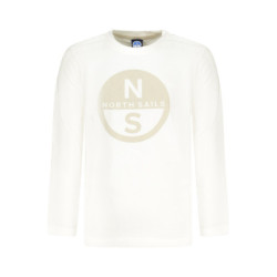 NORTH SAILS LONG-SLEEVED T-SHIRT FOR KIDS, WHITE