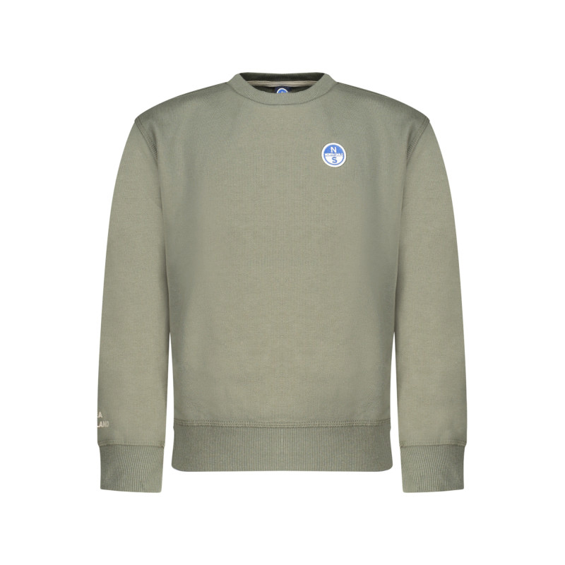 NORTH SAILS CHILDREN'S ZIP-UP SWEATSHIRT, GREEN