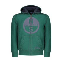 SWEAT-SHIRT VERT À FERMETURE ÉCLAIR POUR ENFANTS NORTH SAILS