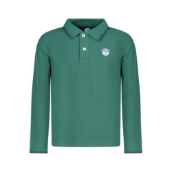 POLO À MANCHES LONGUES POUR ENFANTS NORTH SAILS, VERT