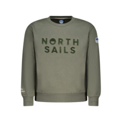 NORTH SAILS CHILDREN'S ZIP-UP SWEATSHIRT, GREEN