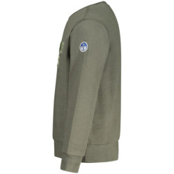 NORTH SAILS CHILDREN'S ZIP-UP SWEATSHIRT, GREEN