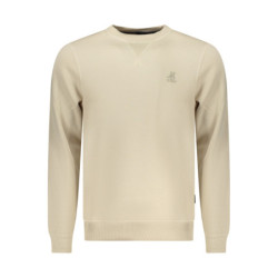 US GRAND MEN'S BEIGE ZIP-UP SWEATSHIRT