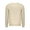 SWEAT-SHIRT BEIGE À FERMETURE ÉCLAIR POUR HOMME US GRAND