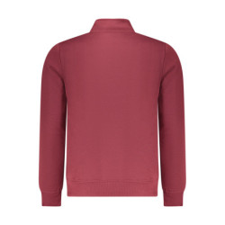 SWEAT-SHIRT ROUGE À FERMETURE ÉCLAIR POUR HOMME US GRAND