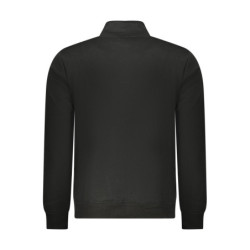 US GRAND MEN'S BLACK ZIP-UP SWEATSHIRT