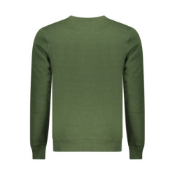 SWEAT-SHIRT VERT À FERMETURE ÉCLAIR POUR HOMME US GRAND