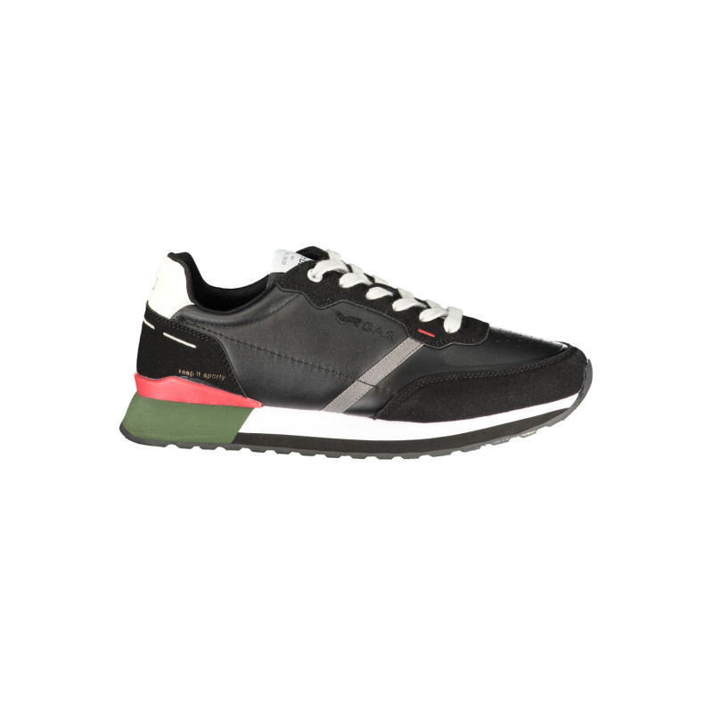 GAS MEN'S BLACK SPORTS FOOTWEAR