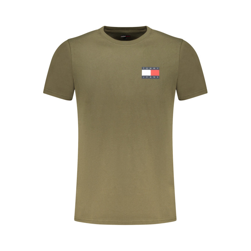 T-shirt vert à manches courtes Tommy Hilfiger pour homme