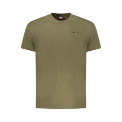 T-shirt vert à manches courtes Tommy Hilfiger pour homme