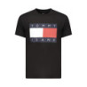 T-shirt noir à manches courtes pour homme Tommy Hilfiger