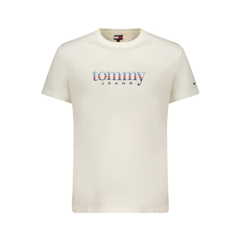 T-shirt blanc à manches courtes Tommy Hilfiger pour homme