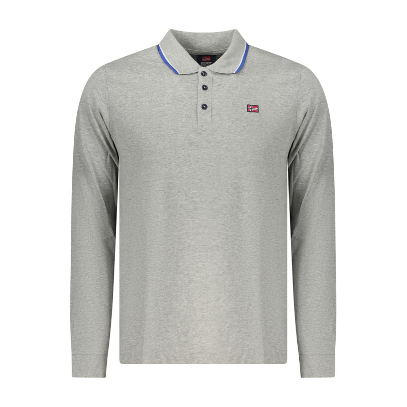 POLO HOMME À MANCHES LONGUES GRIS NORVÈGE 1963