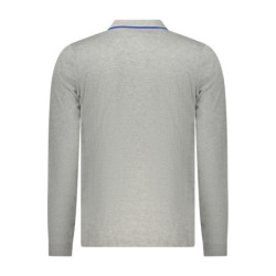 NORWAY 1963 MEN'S LONG-SLEEVED POLO SHIRT, GREY