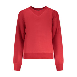 NORTH SAILS WOMEN'S RED ZIP-UP SWEATSHIRT