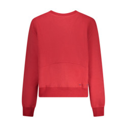 NORTH SAILS WOMEN'S RED ZIP-UP SWEATSHIRT