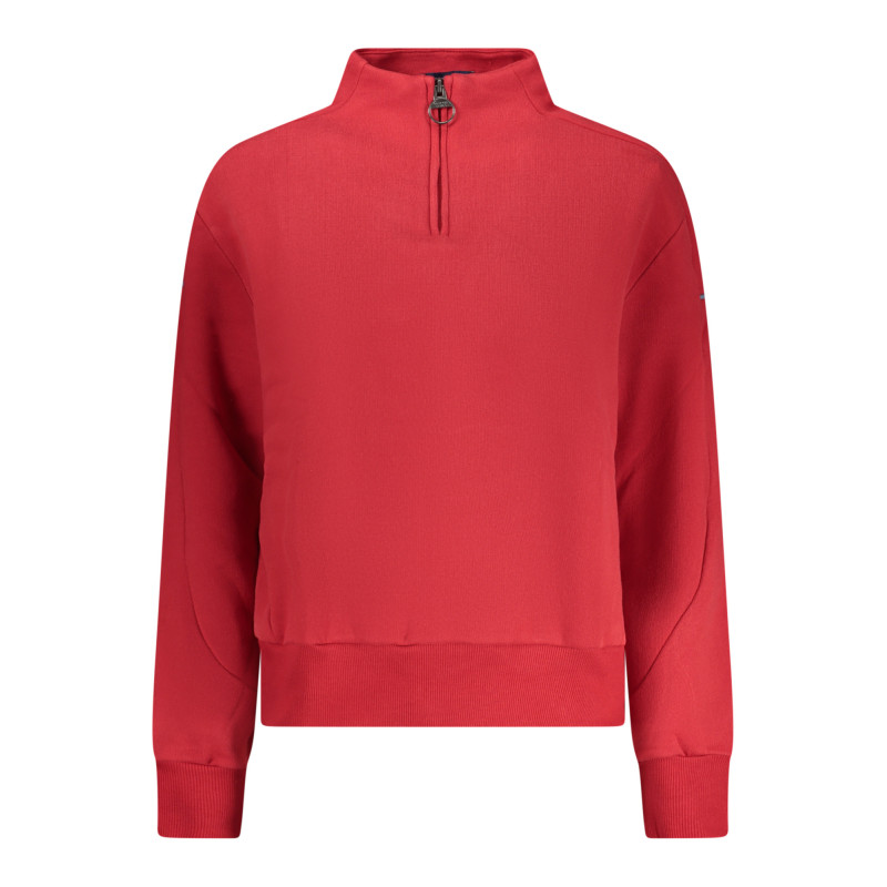 NORTH SAILS WOMEN'S RED ZIP-UP SWEATSHIRT