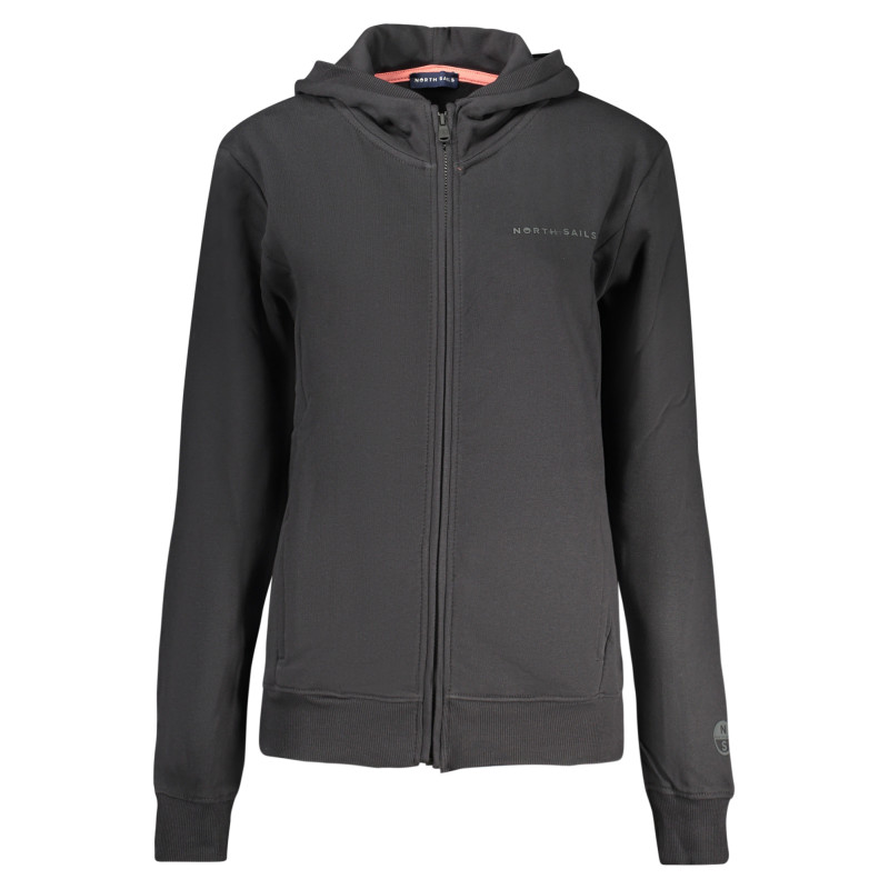 NORTH SAILS WOMEN'S ZIP-UP SWEATSHIRT BLACK