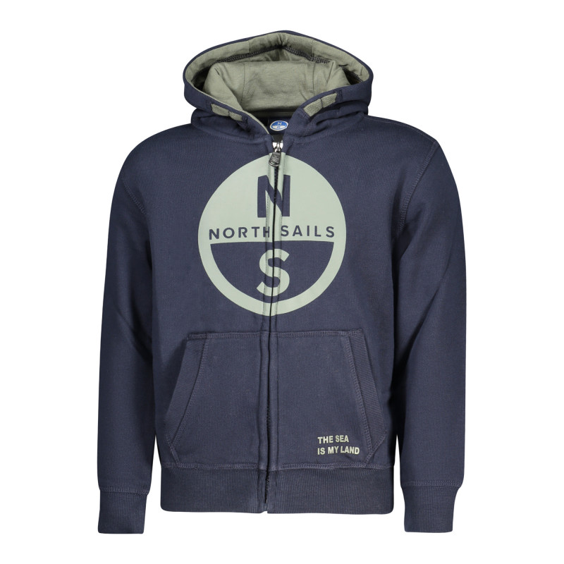 SWEAT-SHIRT BLEU À FERMETURE ÉCLAIR POUR ENFANTS NORTH SAILS