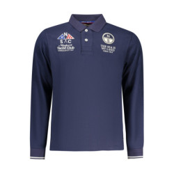 Polo à manches longues pour homme North Sails, bleu