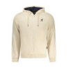 SWEAT-SHIRT BEIGE À FERMETURE ÉCLAIR POUR HOMME US GRAND