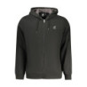 US GRAND MEN'S BLACK ZIP-UP SWEATSHIRT