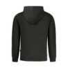 SWEAT-SHIRT NOIR À FERMETURE ÉCLAIR POUR HOMME US GRAND