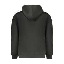 US GRAND MEN'S BLACK ZIP-UP SWEATSHIRT