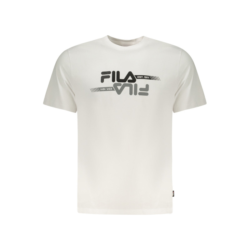 T-shirt blanc à manches courtes FILA pour homme