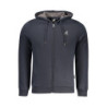 US GRAND MEN'S BLUE ZIP-UP SWEATSHIRT