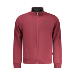 SWEAT-SHIRT FERMETURE ÉCLAIR ROUGE POUR HOMME US GRAND