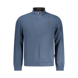 US GRAND MEN'S BLUE ZIP-UP SWEATSHIRT