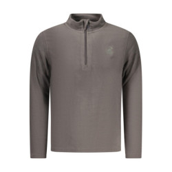 US GRAND MEN'S GRAY ZIP-UP SWEATSHIRT