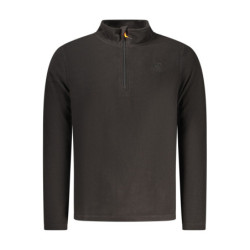 US GRAND MEN'S BLACK ZIP-UP SWEATSHIRT